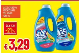 IperFamila Ace detersivo igienizzante 21 lavaggi offerta