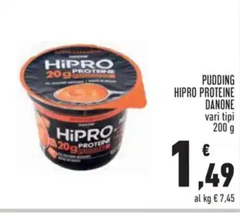 Conad Pudding hipro proteine DANONE offerta