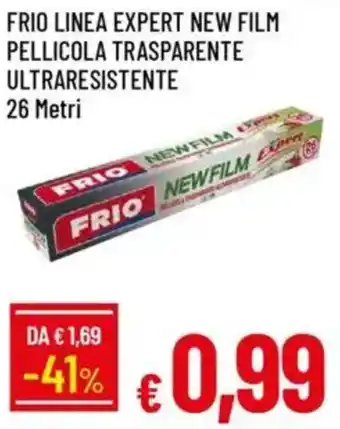 IperFamila Frio linea expert new film pellicola trasparente ultraresistente 26 metri offerta