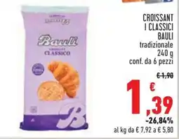 Conad Croissant i classici BAULI offerta