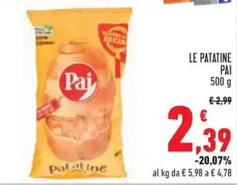 Conad Le patatine PAI offerta