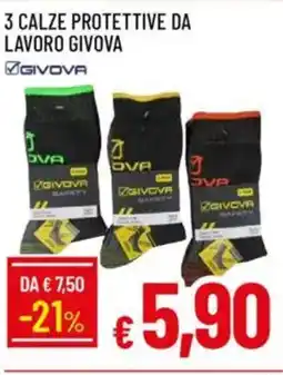 IperFamila 3 calze protettive da lavoro givova offerta