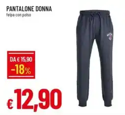 IperFamila Pantalone donna felpa con polso offerta