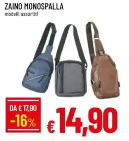 IperFamila Zaino monospalla modelli assortiti offerta