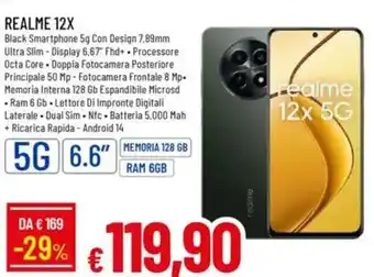 IperFamila Realme 12x 5 g ram 6gb offerta