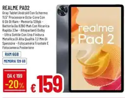 IperFamila Realme pad2 ram 6gb memoria 128 gb offerta