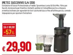 IperFamila Imetec succovivo sj4 1300 offerta