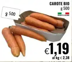 Famila Carote bio offerta