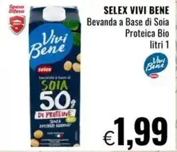 Famila SELEX VIVI BENE Bevanda a Base di Soia Proteica Bio offerta