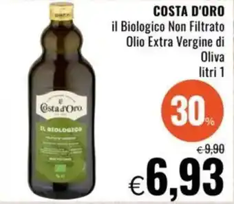 Famila COSTA D'ORO il Biologico Non Filtrato Olio Extra Vergine di Oliva offerta