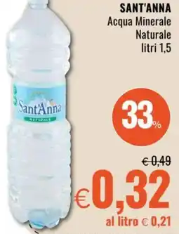 Famila SANT'ANNA Acqua Minerale Naturale offerta