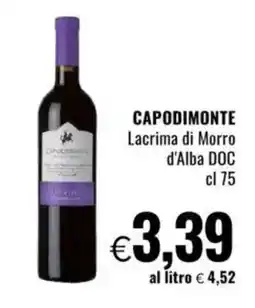 Famila CAPODIMONTE Lacrima di Morro d'Alba DOC offerta