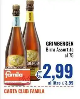 Famila GRIMBERGEN Birra Assortita offerta