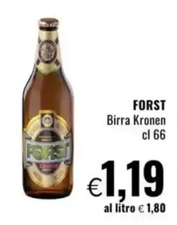 Famila FORST Birra Kronen offerta