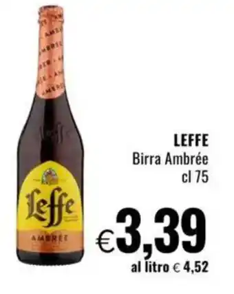 Famila LEFFE Birra Ambrée offerta