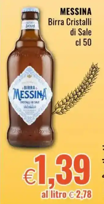 Famila MESSINA Birra Cristalli di Sale offerta