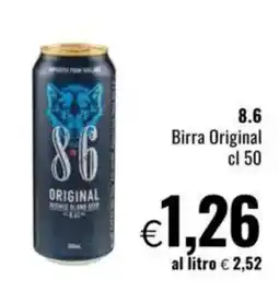 Famila 8.6 Birra Original offerta