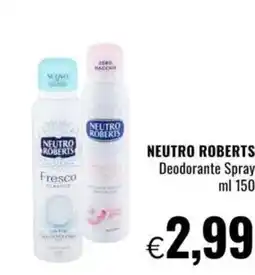 Famila NEUTRO ROBERTS Deodorante Spray offerta