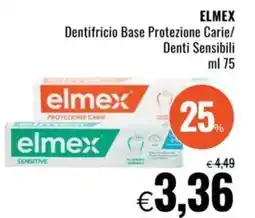 Famila ELMEX Dentifricio Base Protezione Carie/ Denti Sensibili offerta