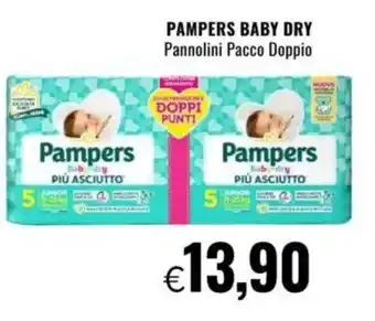 Famila PAMPERS BABY DRY Pannolini Pacco Doppio offerta