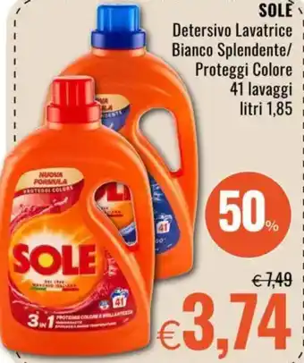 Famila SOLE Detersivo Lavatrice Bianco Splendente/ Proteggi Colore offerta