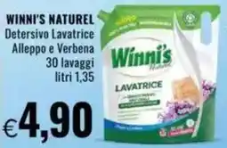 Famila WINNI'S NATUREL Detersivo Lavatrice Alleppo e Verbena offerta