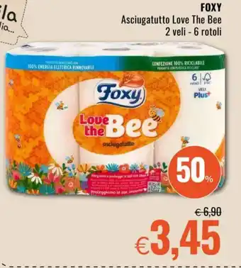 Famila FOXY Asciugatutto Love The Bee offerta