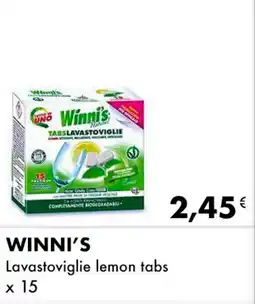 Iper Tosano WINNI'S Lavastoviglie lemon tabs offerta