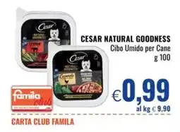 Famila CESAR NATURAL GOODNESS Cibo Umido per Cane offerta