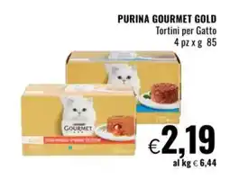 Famila PURINA GOURMET GOLD Tortini per Gatto offerta