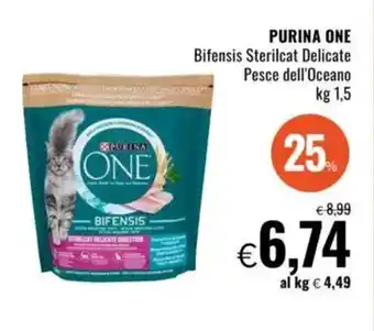 Famila PURINA ONE Bifensis Sterilcat Delicate Pesce dell'Oceano offerta