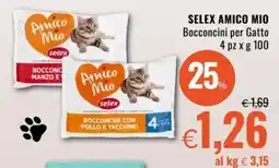 Famila SELEX AMICO MIO Bocconcini per Gatto offerta