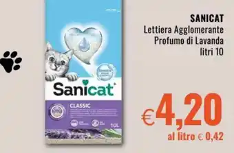 Famila SANICAT Lettiera Agglomerante Profumo di Lavanda offerta