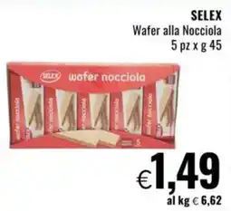 Famila SELEX Wafer alla Nocciola offerta