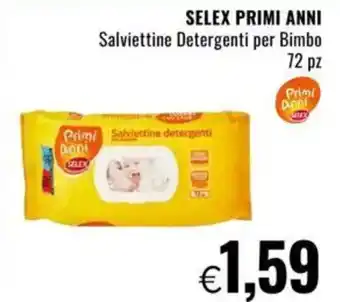 Famila SELEX PRIMI ANNI Salviettine Detergenti per Bimbo offerta