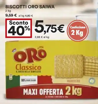 Coop Biscotti oro saiwa offerta