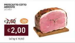 Prezzemolo e Vitale Prosciutto cotto arrosto offerta