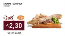 Prezzemolo e Vitale Salame felino igp offerta