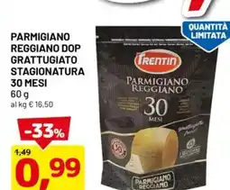 DPiù Parmigiano reggiano dop grattugiato stagionatura 30 mesi offerta