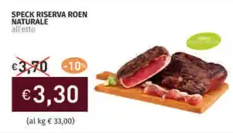 Prezzemolo e Vitale Speck riserva roen naturale offerta