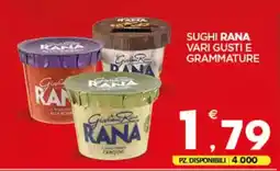 Despar Sughi rana vari gusti e grammature offerta