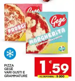 Despar Pizza gegè vari gusti e grammature offerta