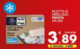 Despar Filetto di merluzzo FROSTA offerta