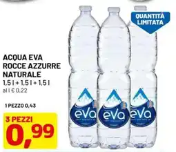 DPiù Acqua eva rocce azzurre naturale offerta