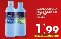 Despar Bagnoschiuma felce azzurra vari tipi offerta