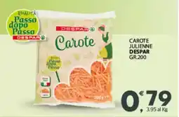 Despar Carote julienne DESPAR offerta