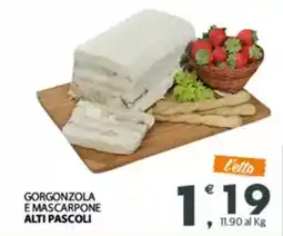 Despar Gorgonzola e mascarpone ALTI PASCOLI offerta