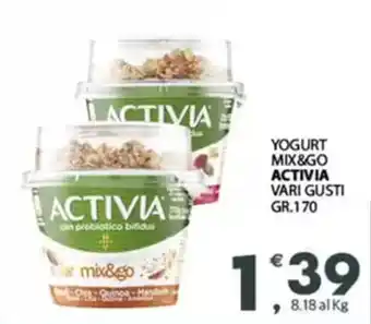 Despar Yogurt mix&go activia vari gusti offerta