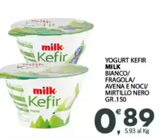 Despar Yogurt kefir milk bianco/ fragola/ avena e noci mirtillo nero offerta