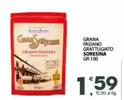 Despar Grana padano grattugiato SORESINA offerta